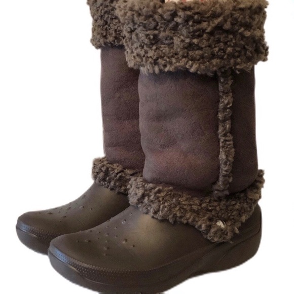 crocs nadia boots
